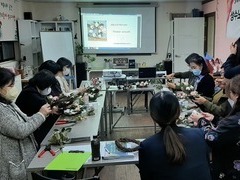 2022.10.27(목) 조화 리스 만들기 프로그램을 