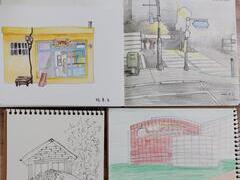 2023.08.02(수) 어반스케치 소모임을 진행하였습